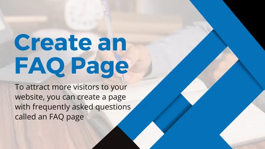 Create an FAQ Page